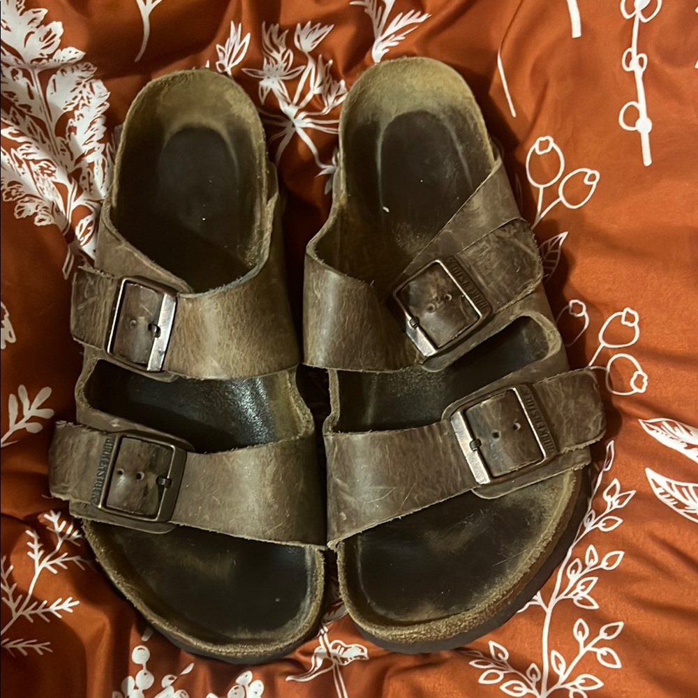 Brown Birkenstocks